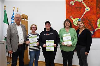 Vertreter der Gewinner*innen in der Kategorie „Kindergarten“
